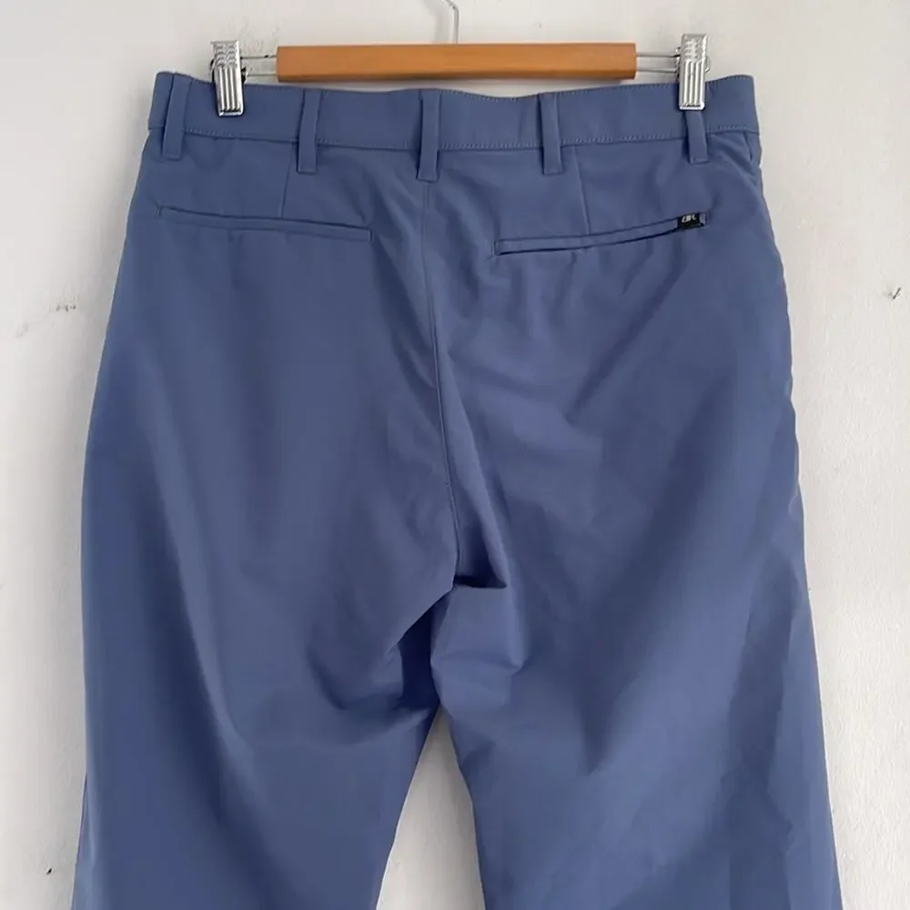 Banana Republic performance flat front slim straight career trouser dress pants